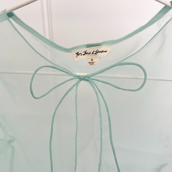 For Love & Lemons sheer top - Picture 3 of 3